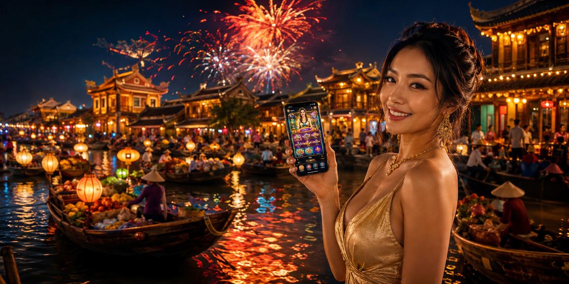 Không khí lễ hội Huế minh họa voucher VIP và ưu đãi theo mùa